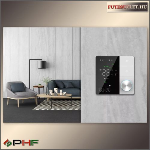 BECA ISAURA wifi termosztát padlószenzorral - fekete - fehér