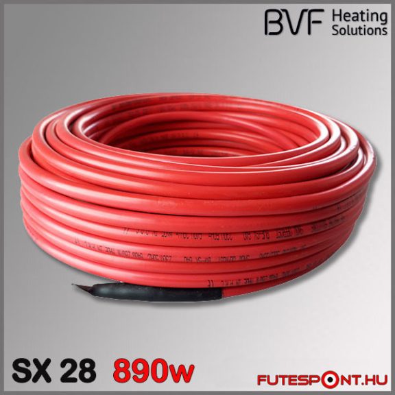 BVF SX28 kültéri fűtőkábel 31,9m - 890W BVF SX28 kültéri fűtőkábel 31,9m - 890W