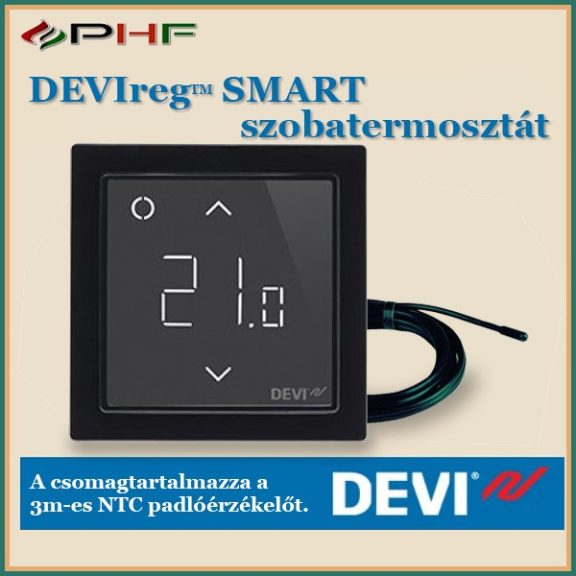 DEVIreg™ Smart WIFI termosztát fekete DEVIreg™ Smart WIFI termosztát fekete