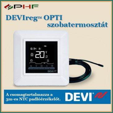 DEVIreg™ OPTI termosztát ELKO kerettel