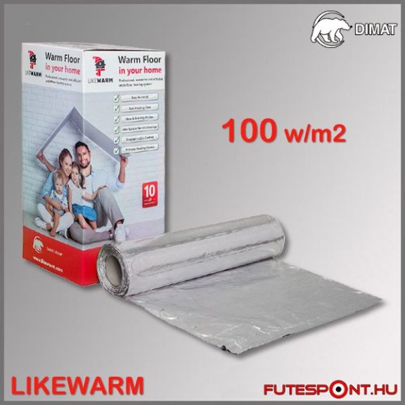 LikeWarm F-Mat 100W/m2-10,0 ALU fűtőszőnyeg (10,0m2) LikeWarm F-Mat 100W/m2-10,0 ALU fűtőszőnyeg (10,0m2)