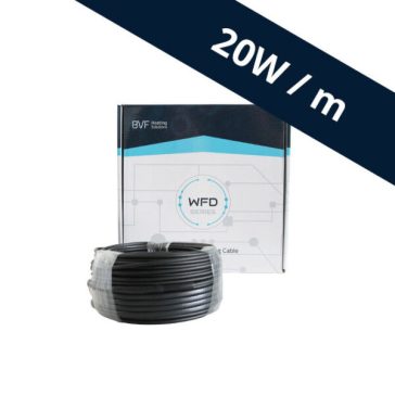 BVF WFD 20W/m elektromos fűtőkábel -10m