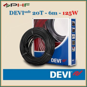 DEVIsafe™ 20T fűtőkábel - 6m - 125W (230V)