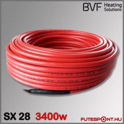 BVF SX28 kültéri fűtőkábel 121.4m - 3400W