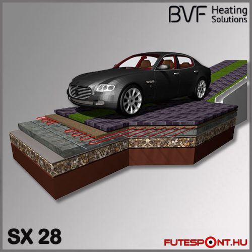BVF SX28 kültéri fűtőkábel 45,4m - 1270W